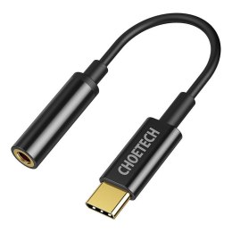 Adapter Choetech AUX003 USB-C do 3.5mm Audio Jack Adapter (czarny)