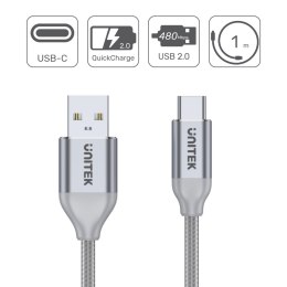 (EOL) Unitek Mobile przewód USB-USB TypC 2.0