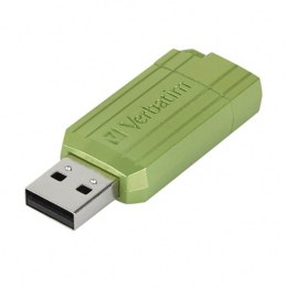 Verbatim USB pendrive, USB 2.0, 64GB, Store,N,Go PinStripe, zielony, 49964, do archiwizacji danych