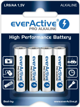 Baterie EVERACTIVE Alkaliczna LR6 AA 4szt.