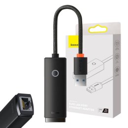 Adapter sieciowy Baseus Lite Series USB do RJ45 (czarny)