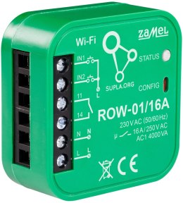 INTELIGENTNY PRZEŁĄCZNIK ROW-01/16A Wi-Fi 230 V AC ZAMEL