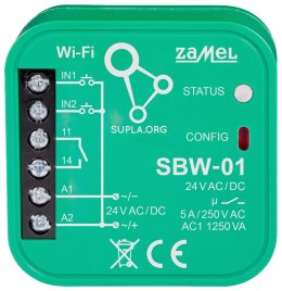 INTELIGENTNY STEROWNIK BRAM I DRZWI SBW-01 Wi-Fi, 24 V AC/DC ZAMEL