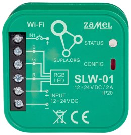 INTELIGENTNY STEROWNIK OŚWIETLENIA LED SLW-01 Wi-Fi, 12 ... 24 V DC ZAMEL