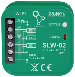 INTELIGENTNY STEROWNIK OŚWIETLENIA LED SLW-02 Wi-Fi, 12 ... 24 V DC ZAMEL