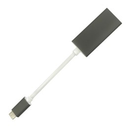 Qoltec Adapter USB 3.1 Typ C męski | DisplayPort żeński