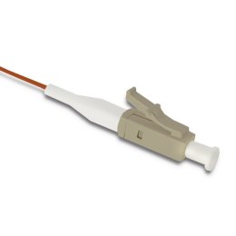 Qoltec Pigtail światłowodowy LC/UPC | Multimode | 50/125 | OM2 | 2m