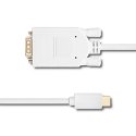 Qoltec Kabel USB 3.1 typ C męski/ VGA męski | FULL HD | Alternate mode | 1m