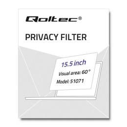 Qoltec Filtr prywatyzujący RODO do MacBook Pro Touch Bar 15.5" (2016-2018)