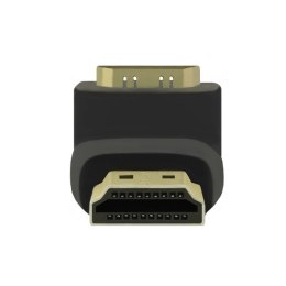 Qoltec Adapter HDMI A męski | HDMI A żeński | kątowy
