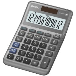 Casio Kalkulator MS 120 FM, srebrna, stołowy, obliczenie VAT, marży