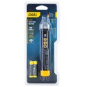 Bezdotykowy tester napięcia Deli Tools EDL8011, 12/48-1000V AC (czarny)