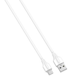 Kabel USB do USB-C LDNIO LS542, 2.1A, 2m (biały)