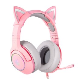 Słuchawki gamingowe ONIKUMA K9 Różowe