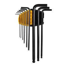 Zestaw kluczy imbusowych długich Deli Tools EDL232309H, 1.5-10mm, 9 elementów