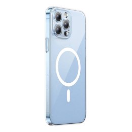 Etui ochronne Baseus Magnetic Crystal Clear do iPhone 13 Pro (transparentne) + szkło hartowane + zestaw czyszczący