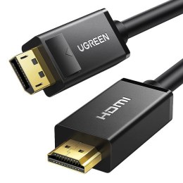 Kabel DisplayPort - HDMI UGREEN DP101 FullHD 5m (czarny)