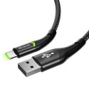 Kabel USB do USB-C Mcdodo Magnificence CA-7960 LED, 1m (czarny)