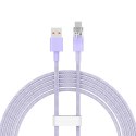 Kabel szybkiego ładowania Baseus USB do USB-C 6A,1m (Fioletowy)