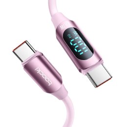 Kabel USB-C do USB-C Toocki TXCTT1- XX04-B2, 2m, FC 100W (różowy)