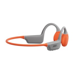 Słuchawki bezprzewodowe typu open ear QCY T25 (szaro-pomarańczowe)