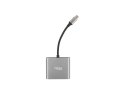 HUB NATEC FOWLER MINI USB-C PD, USB 3.0, HDMI 4K