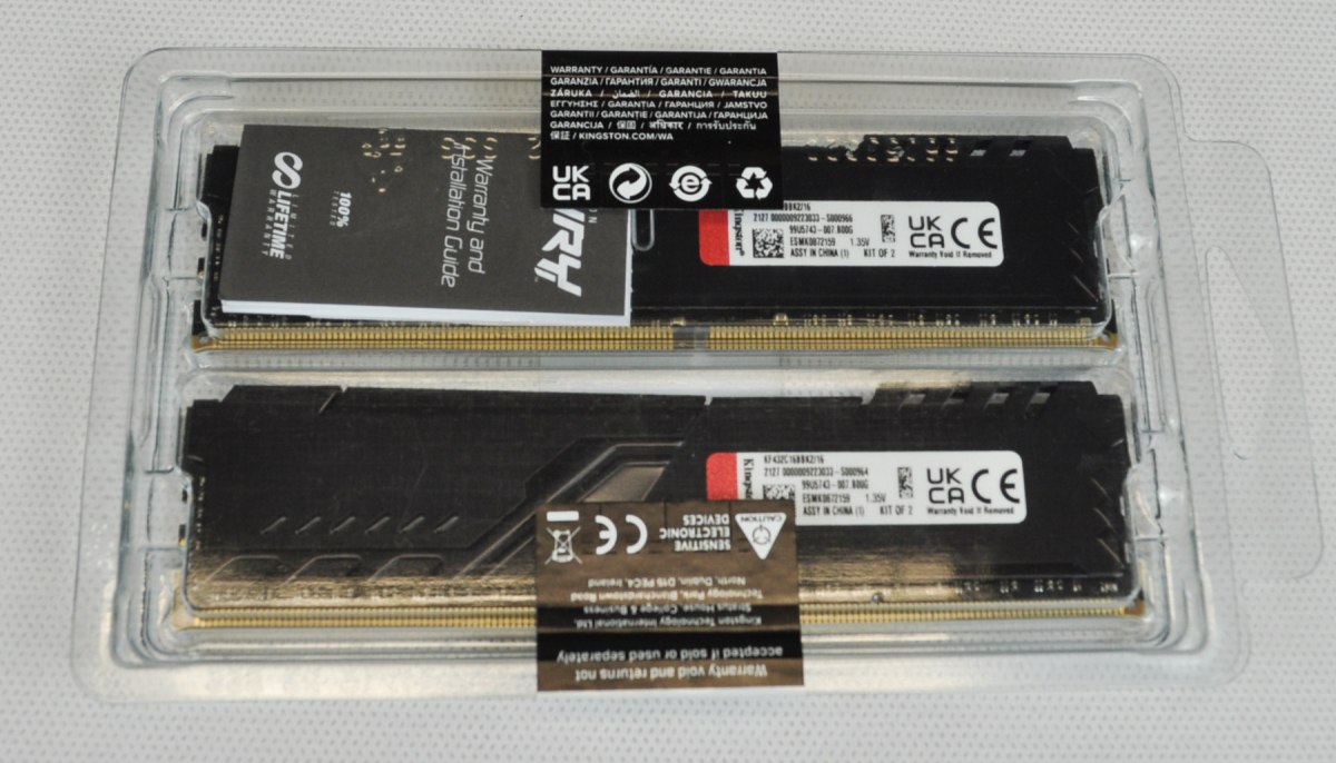 Pamięć RAM HyperX Fury Beast 16GB (2x8GB) DDR4 3200MHz