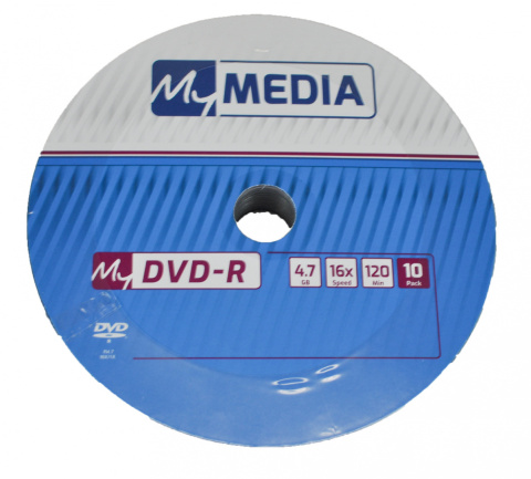 DVD-R MY MEDIA 4.7GB X16 WRAP 10 sztuk