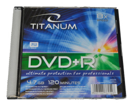 DVD+R TITANUM 4,7GB X8 - SLIM CASE 1 SZT.