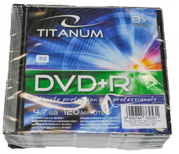 DVD+R TITANUM 4,7GB X8 - SLIM CASE 10 SZT.