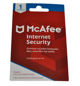 McAfee Internet Security PL OEM 1 PC 1 rok