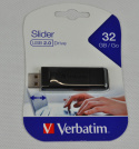PENDRIVE VERBATIM 32GB SLIDER USB 2.0