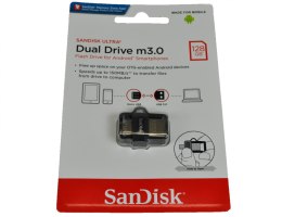 Pendrive SanDisk ULTRA 128GB microUSB USB 3.0