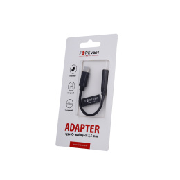 Forever adapter audio USB-C jack 3,5mm
