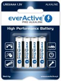 Baterie EVERACTIVE Alkaliczna LR03 AAA 1250mAh 4 szt 1250mAh