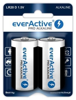 Baterie alkaliczne everActive Pro LR20 D 2 szt