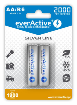 everActive R6 AA 2000mAh Silver 2 sztuki