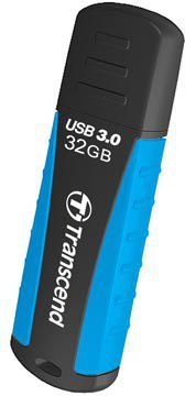 Pendrive TRANSCEND 32 GB USB 3.0 Czarno-niebieski | wysyłka 24h