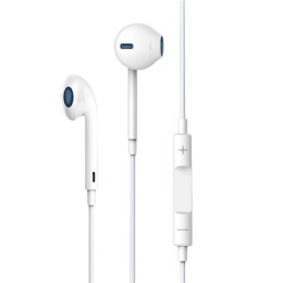 Devia słuchawki przewodowe Smart EarPods douszne jack 3,5mm douszne białe