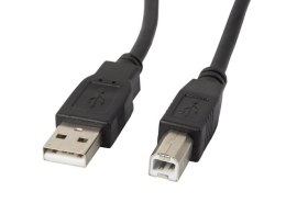 KABEL USB-A(M)->USB-B(M) 2.0 3M CZARNY LANBERG