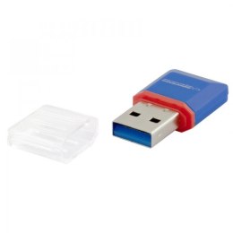 Czytnik kart pamięci microSD ESPERANZA USB 2.0 niebieski