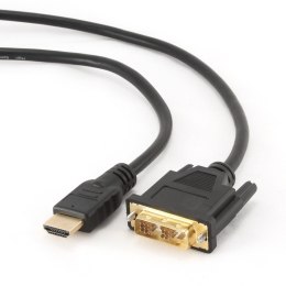 Kabel HDMI-DVI 18+1 Gembird CC-HDMI-DVI-10 3 m
