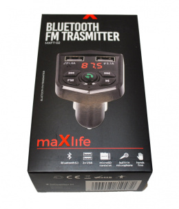 Maxlife transmiter samochodowy FM Bluetooth + USB