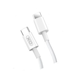 XO kabel NB124 PD USB-C - USB-C 1,0 m biały 40W