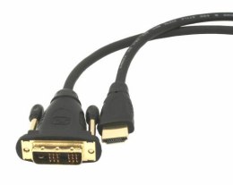 Kabel HDMI-DVI 18+1 Gembird CC-HDMI-DVI-6 1,8 m