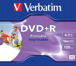 Płyta DVD+R VERBATIM 4.7 GB 16x 1 sztuka