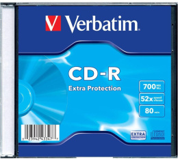 Płyta CD-R VERBATIM 700MB 52x 80min 1 sztuka