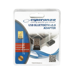 ESPERANZA ADAPTER BT Bluetooth do komputera wersja 5.0 USB