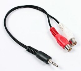 Kabel stereo mini Jack-2x RCA Gembird CCA-406 0,2 m