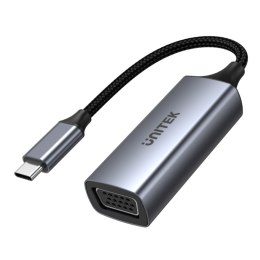 Unitek Adapter USB-C na VGA FullHD alu 15 cm